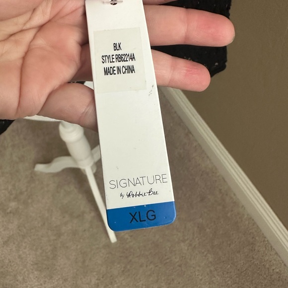 ♥️ NWT SIGNATURE BY ROBBIE BEE OPEN CARDIGAN - Picture 5 of 9